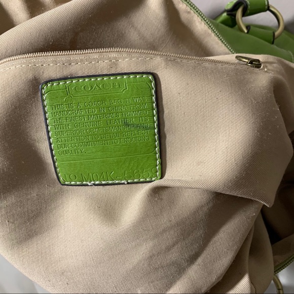Coach 1941 Womens Handbag Purse Green Purse Bag - Picture 9 of 11